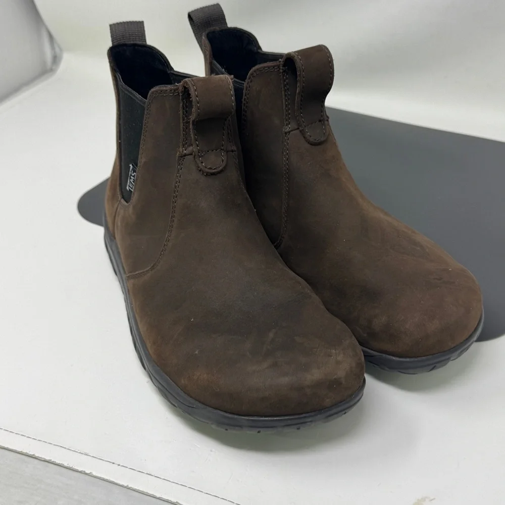 Men's Brown Waterproof Chelsea Rain & Snow Boots